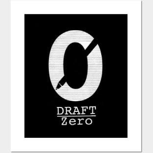 Draft Zero (darker colours) Posters and Art